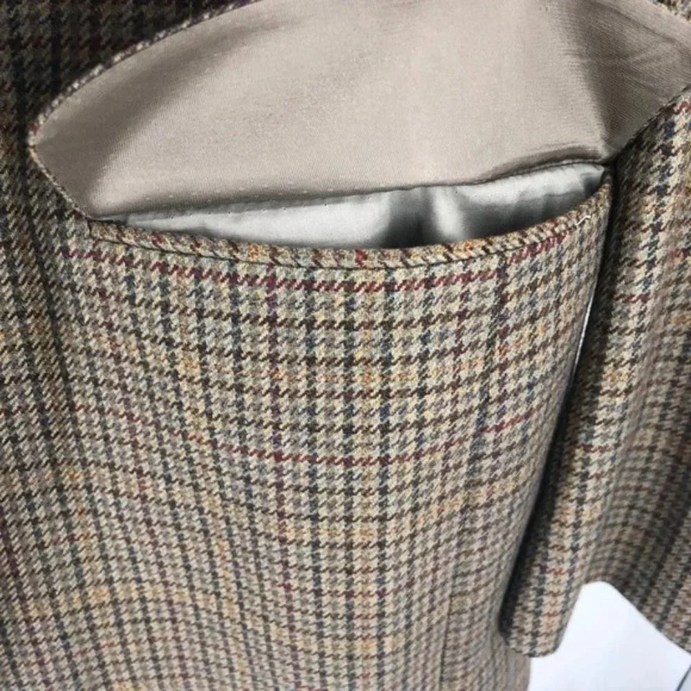 SOLD! Austin Reed Houndstooth Elbow Patch Blazer Size 43R - Picture 15 of 15